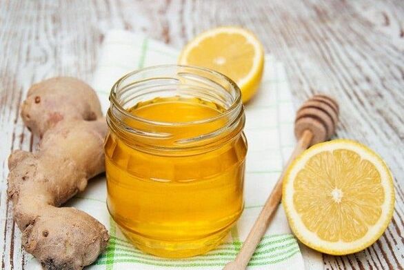 Limon ve ballı zencefil